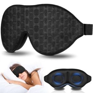 Pack of 3 Sleep Eye Mask, 3D Contoured Cup Sleeping Mask & Blindfold